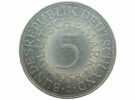 BRD 5 DM Umlaufmünze "Silberadler" 1958 J